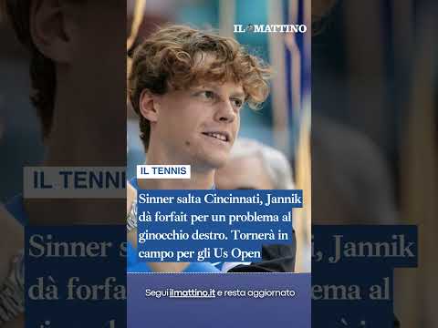 Video Sinner salta Cincinnati, Jannik dà forfait per un problema al ginocchio destro