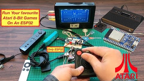Run Your favourite Atari 8-Bit Games On An ESP32 | Atari 8 bit Computer emulator