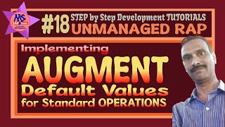 Augmentation - Default Values for Standard Operations (Unmanaged Scenario #18)