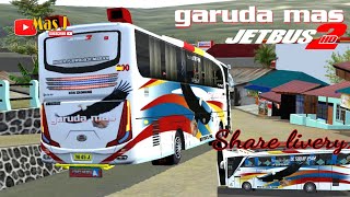 livery garuda mas exsecutive jetbus2 hd / new setra (LIVERY BUSSID) screenshot 5