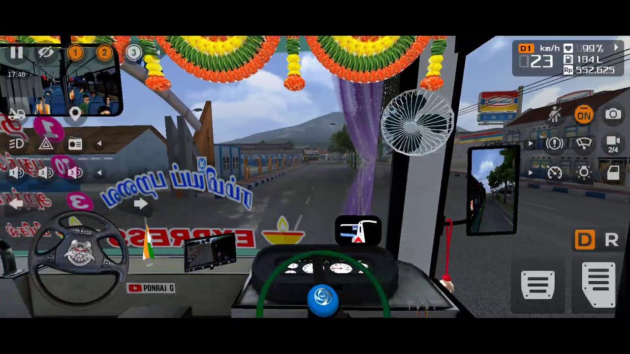 bussid game play with TNSTC BUS Thondi to coimbatore  GAME PLAY