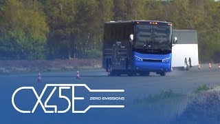 The future is electric. CX45E Agility testing.