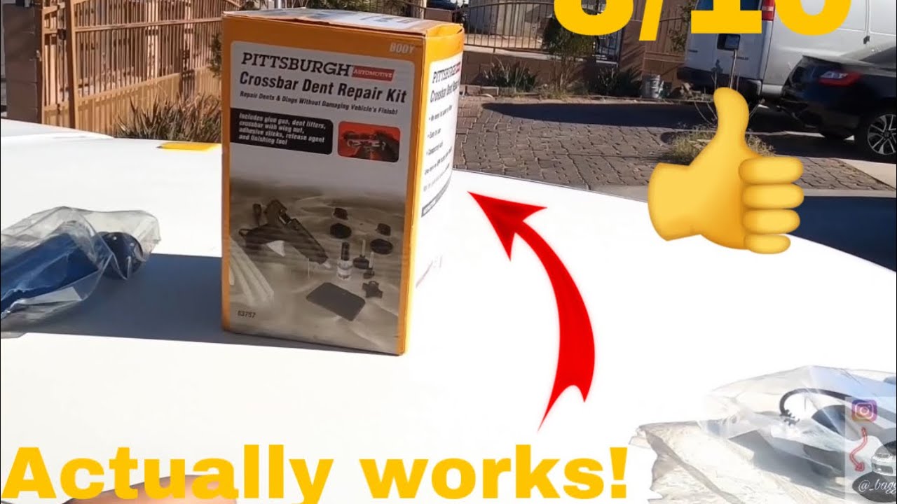 Fixing small dents on Whitney! Harbor freight dent repair kit review