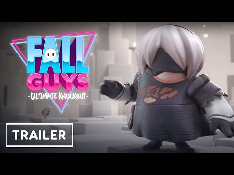 Fall Guys - Nier Automata Crossover Trailer | Summer Game Fest 2021