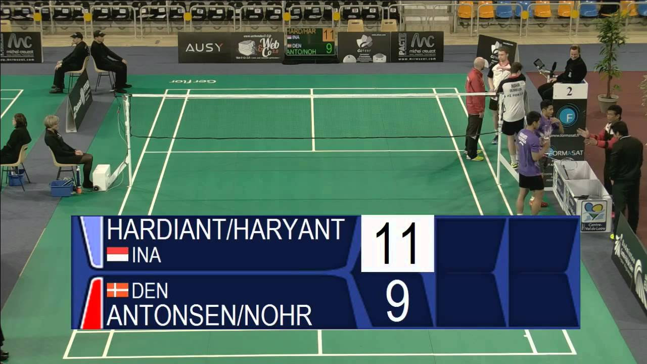 Hardianto/ Adi Haryanto vs Antonsen/ Nohr (MD, QF) - Orleans Intl. 2016