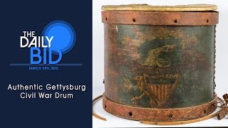 Authentic Gettysburg Civil War Drum up for Auction at Centurion Auctions – The Daily Bid