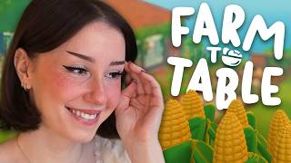 Every Ingredient Is Homemade In This Cozy Sim 🥬✨ Farm to Table