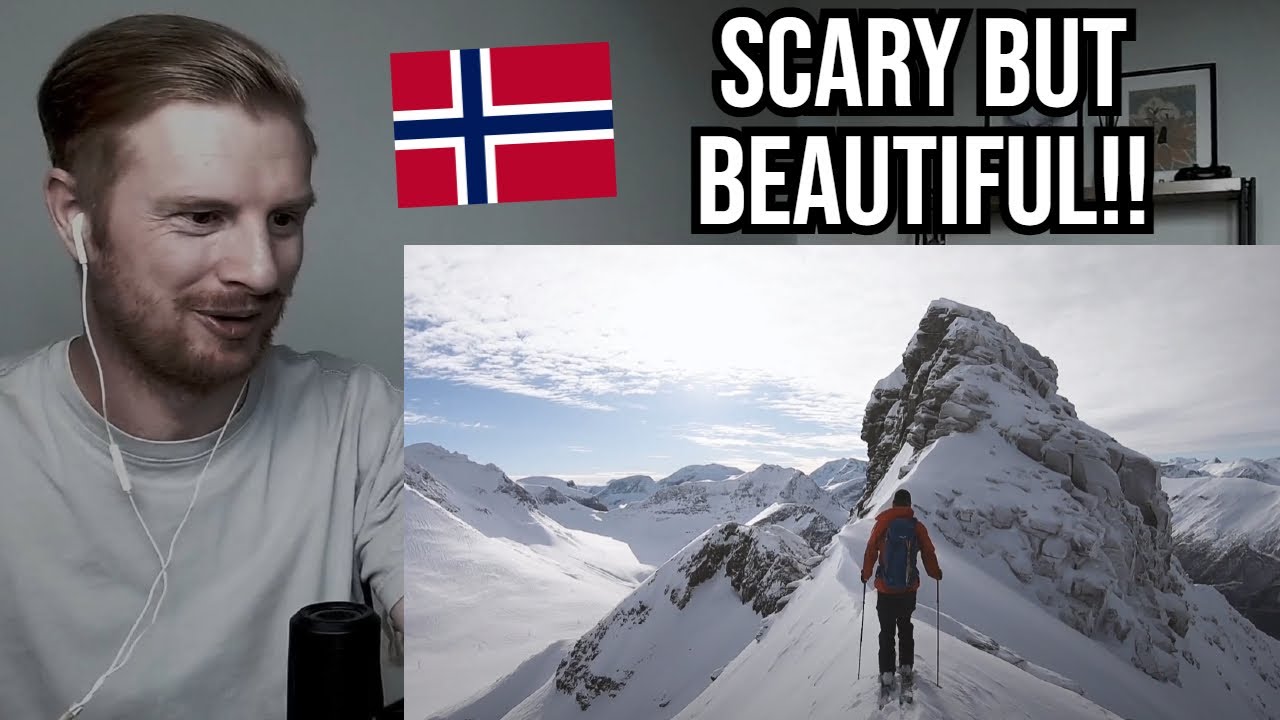 Reaction to Extreme Skiing in Norway (Brattkjøring i Sunndalsfjella - #1 Grøvelnebba)