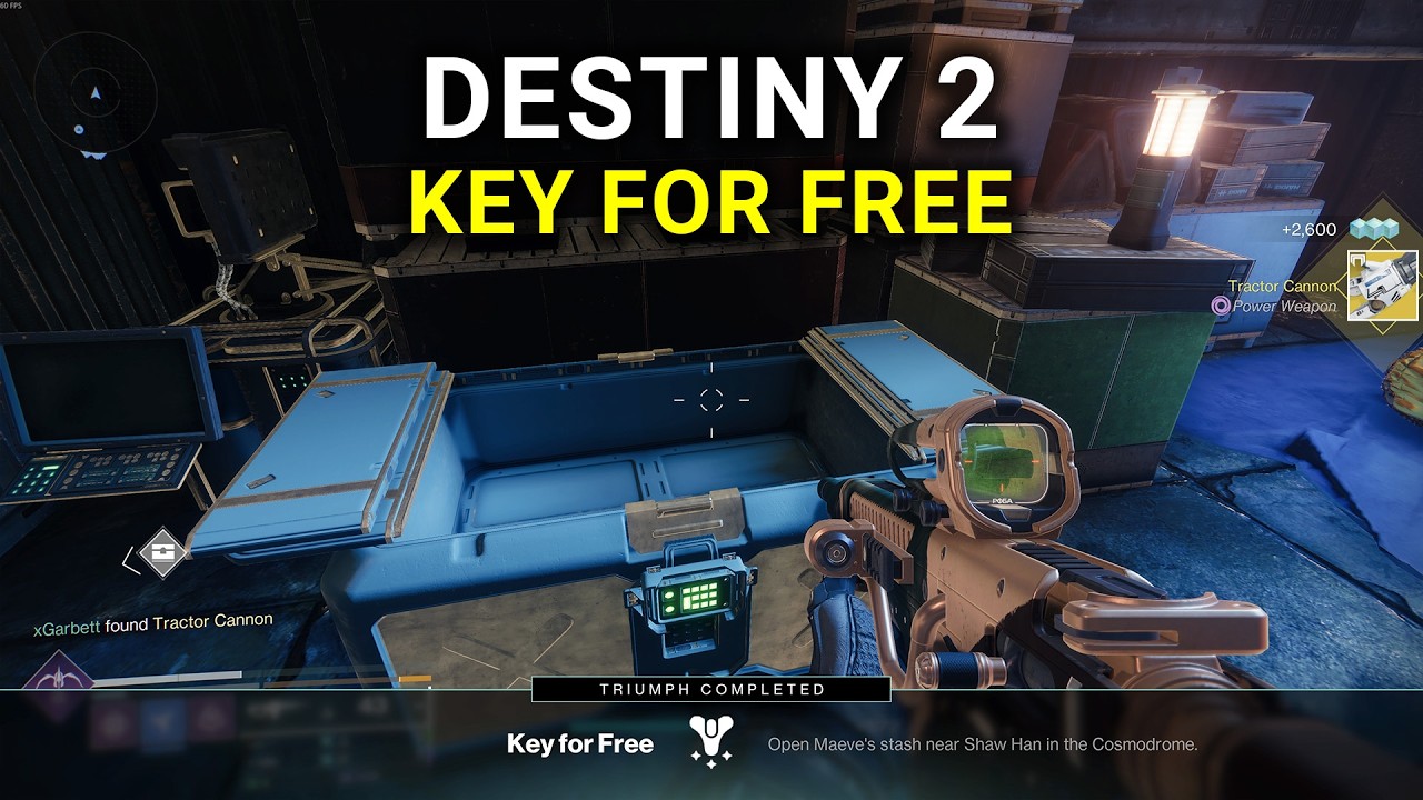 Open Maeve's stash near Shaw Han in the Cosmodrome - Destiny 2