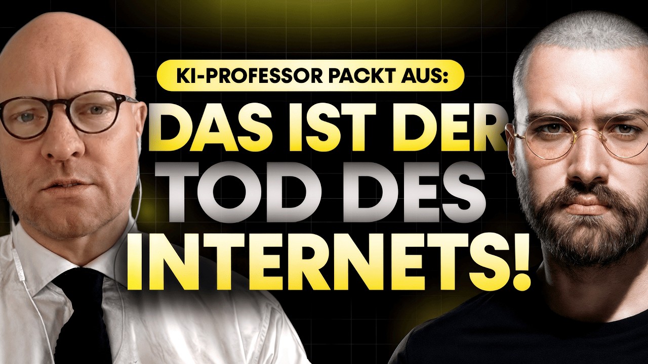 KI-Professor: „Es schlägt jetzt heftig zu”, Der Tod des Internets, AI Slop & Politik-Versagen