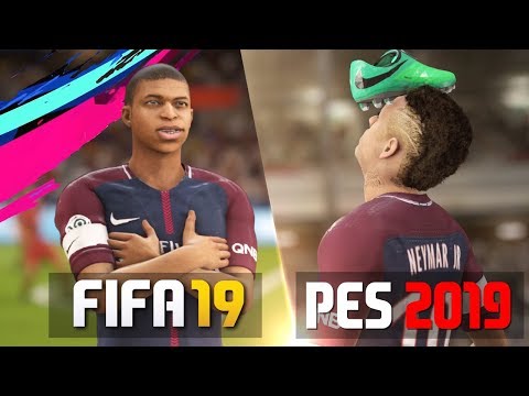 FIFA 19 vs PES 19 GOALS AND CELEBRATIONS
