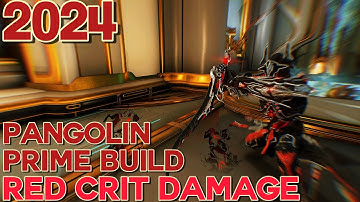 Warframe- Pangolin Prime Build 2024 [4 forma] RED CRIT DAMAGE