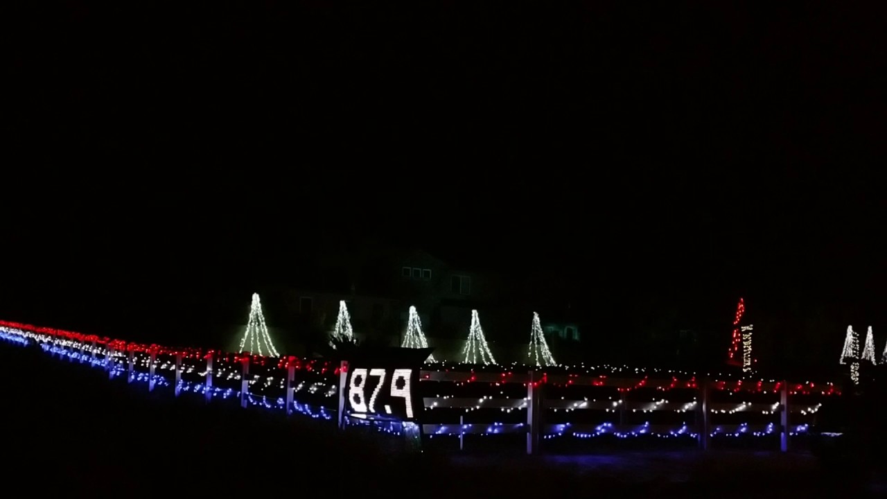 Proud to be an American Christmas lights YouTube