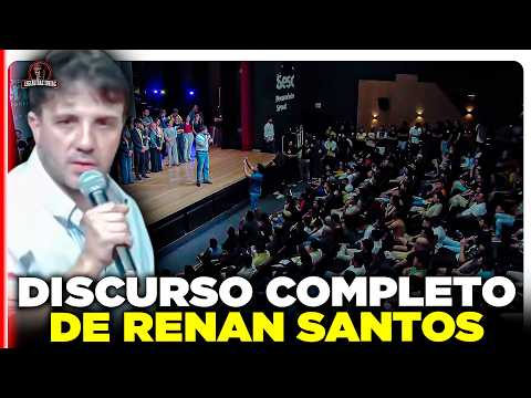 RENAN SANTOS FAZ DISCURSO EM JOÃO PESSOA E DISPARA CONTRA LULA E FLÁVIO BOLSONARO: “SÃO 2 LADRÕES”