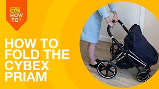 How to fold Cybex Priam pushchair