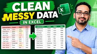 How to Clean Messy Data in Excel | 5 Practical Data Cleaning Tricks | #excel 57