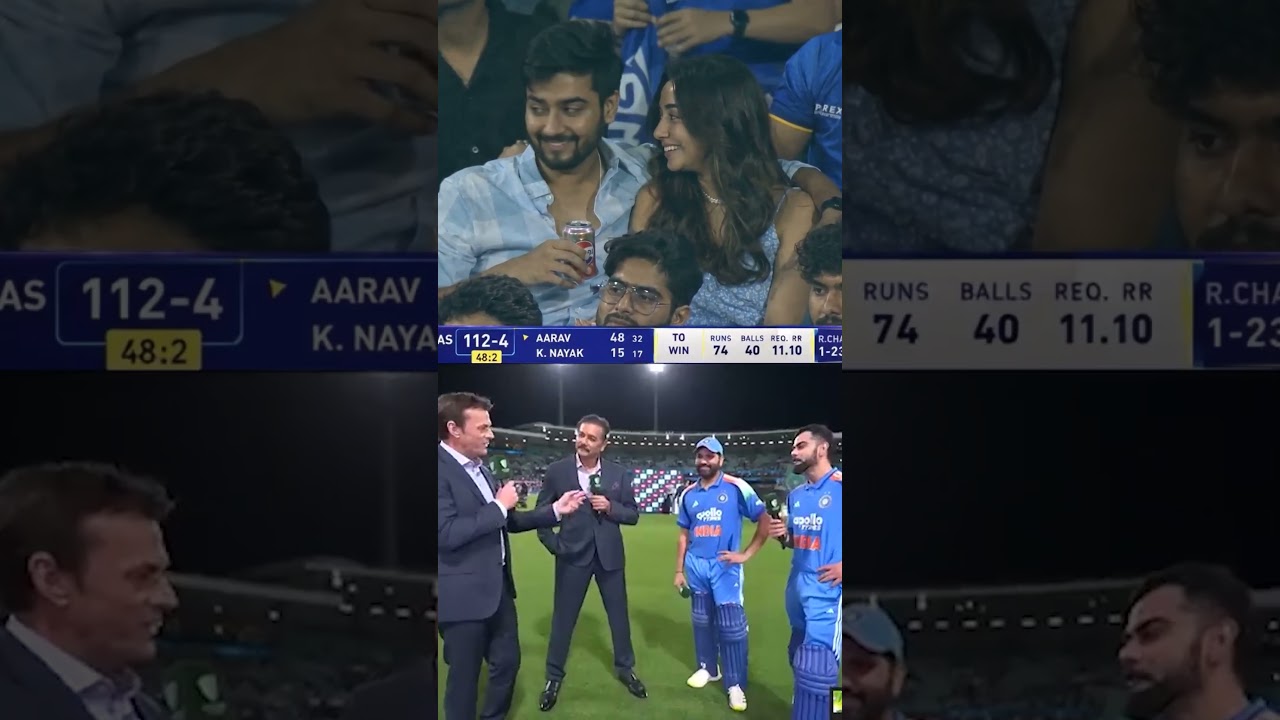 lovely couple in the match  #cricket #ipl #worldcuphighlights