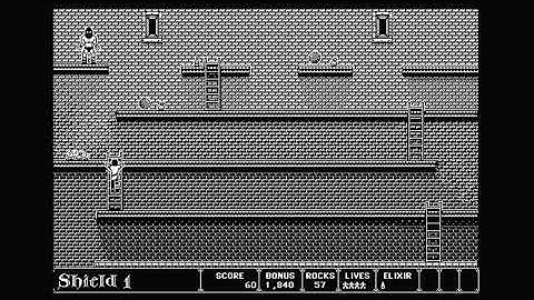 Dark Castle, direct video + audio capture on a real Mac Classic