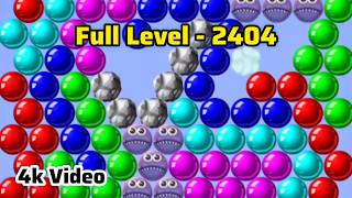 Bubble Shooter Original Game Video 4k: Full Level - 2404 | Best Offline Games | Bubble Games  screenshot 1