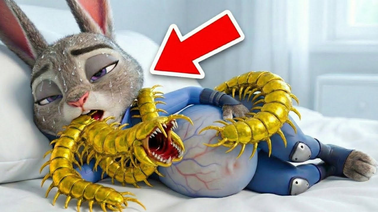 Zootopia 2 | The Aggressive Worm inside Judy 🦠🐰 Poor Judy | Nick & Judy Fanmade