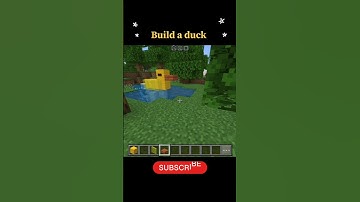 How to make a duck in Minecraft| New|#minecraft #ytshorts #shorts #youtubegaming