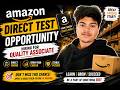 Amazon Hiring | Quality Associate Direct Hiring | Apply Now