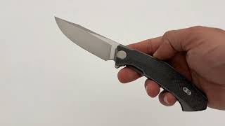 Shirogorov Knives Pike - Titanium/Blue Carbon Fiber (Dmitry Sinkevich Design) Knife From Recon 1