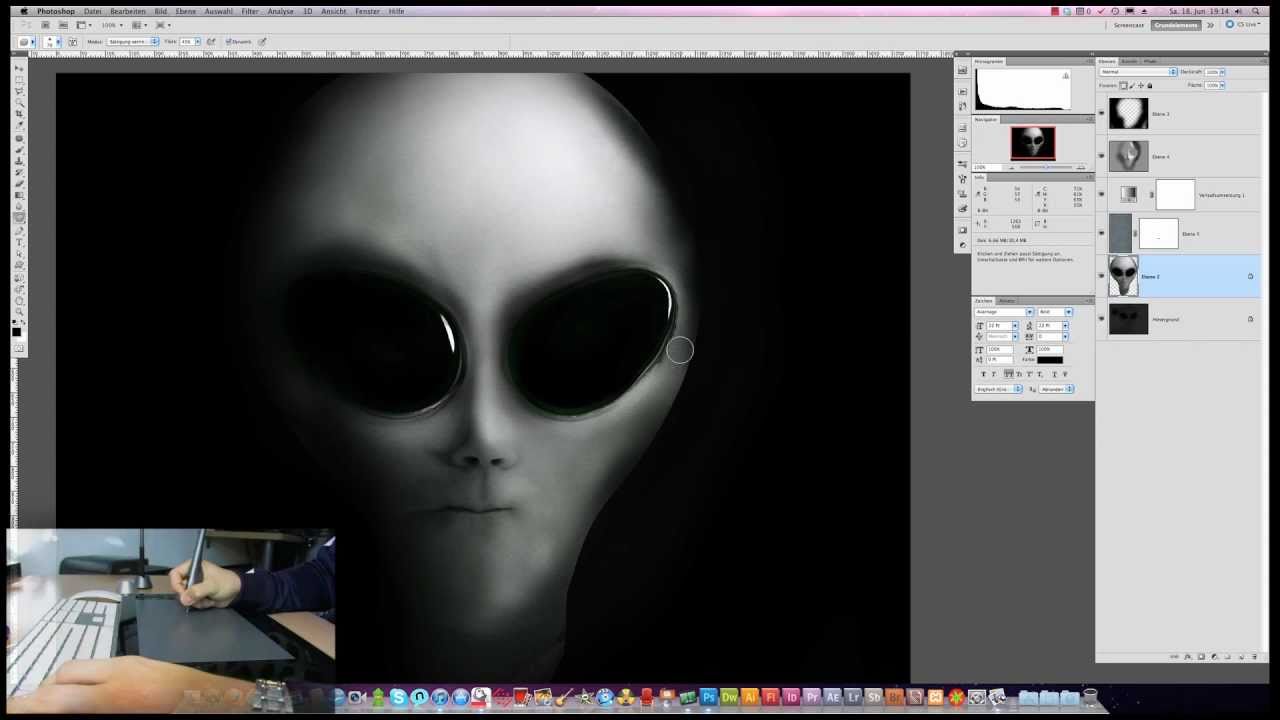 Photomanipulation (Baby to Alien) with Adobe Photoshop CS5 - YouTube