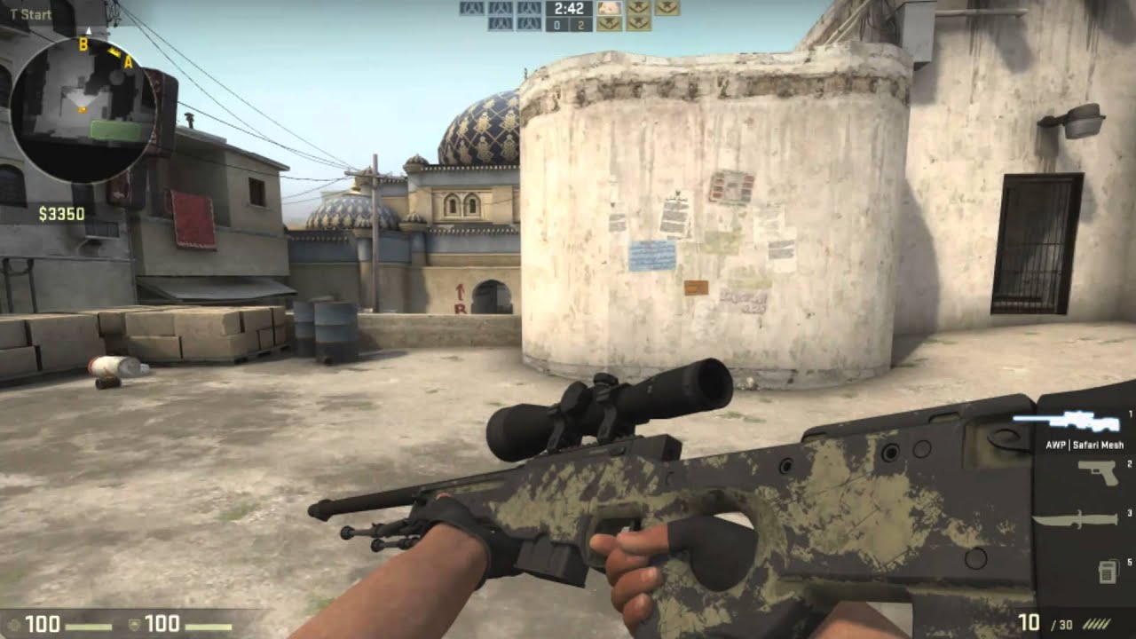 csgo awp safari mesh battle scarred