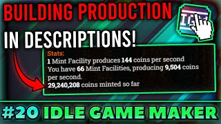 Building Stats | Idle Game Maker COURSE #20