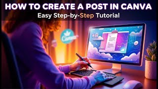 How to Create a Post in Canva for Beginners | Easy Step-by-Step Tutorial