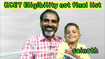 KCET documents verification Students eligibility list|it