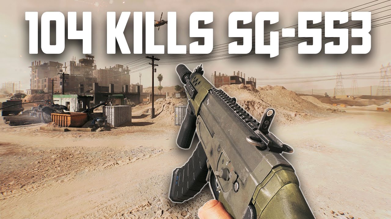 104 Kill Gameplay with the SG-553 in Battlefield 6!