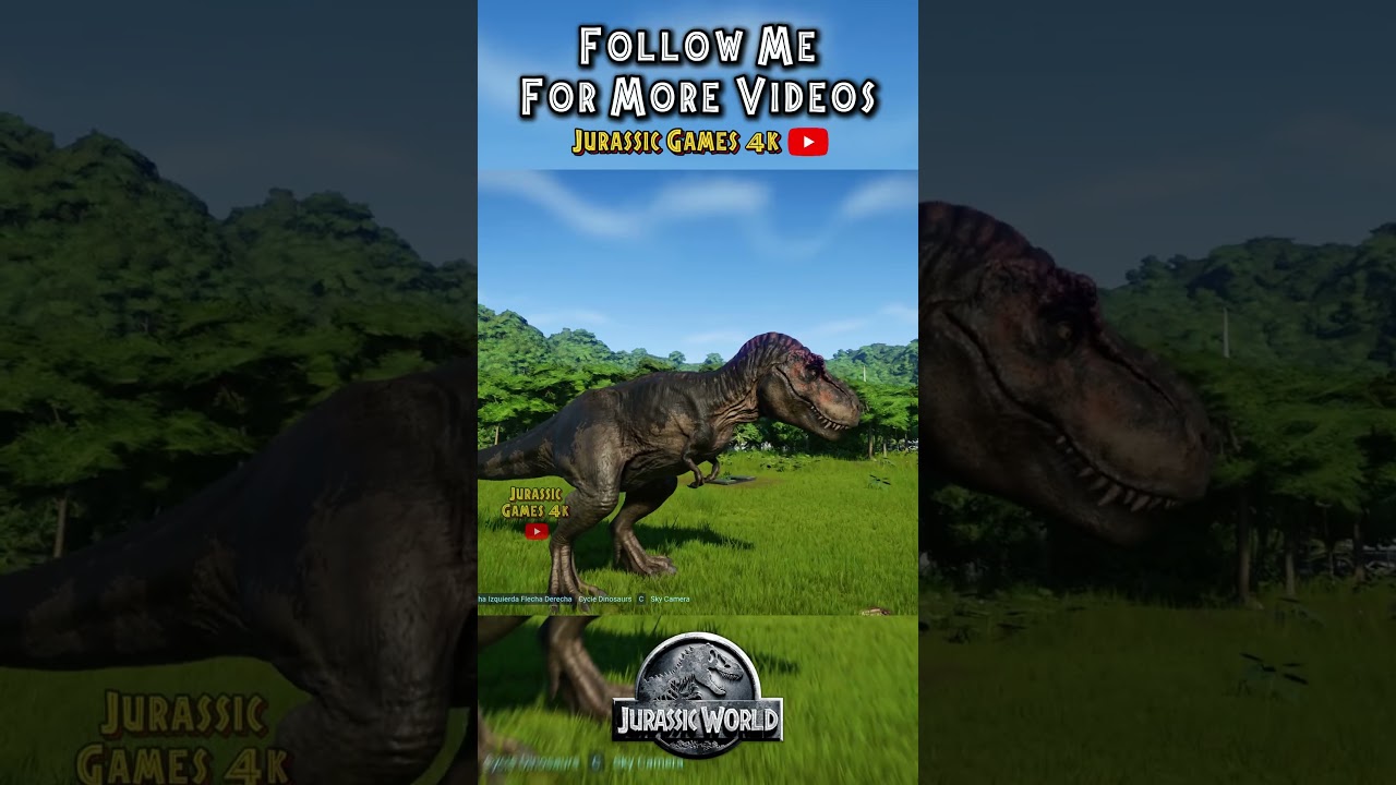 🔥TYRANNOSAURUS Hunting Gallimimus - JWE2 vs JWE1 vs JPOG 