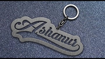 How To Create Key Chain Name Text In PixelLab 2021 | Logo Designing | Creation of Ashanur