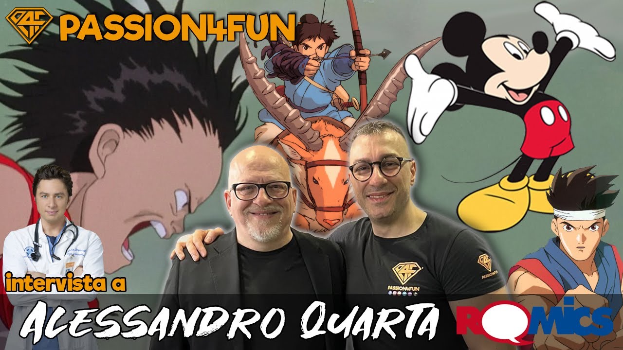 Intervista al doppiatore Alessandro Quarta durante la XXX Edizione del  Romics - Passion4Fun