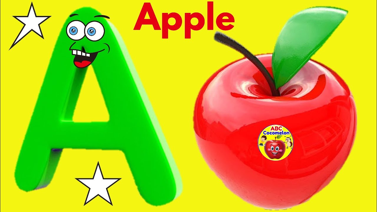 ABC Song for Kids 🎶 | A for Apple 🍎, B for Banana 🍌 & More | Learn A to ...