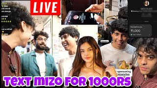 SENSEI MsG To Mizo For 100Rs 😂 Mizo Reply Sensei 🔥 Call KiWi 🥝 Reply Lafda 