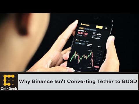Why binance isn't converting tether to busd