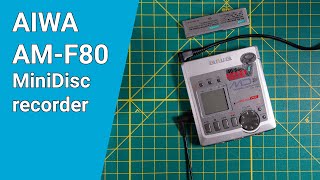 Aiwa AM-F80 MD Recorder unboxing - YouTube