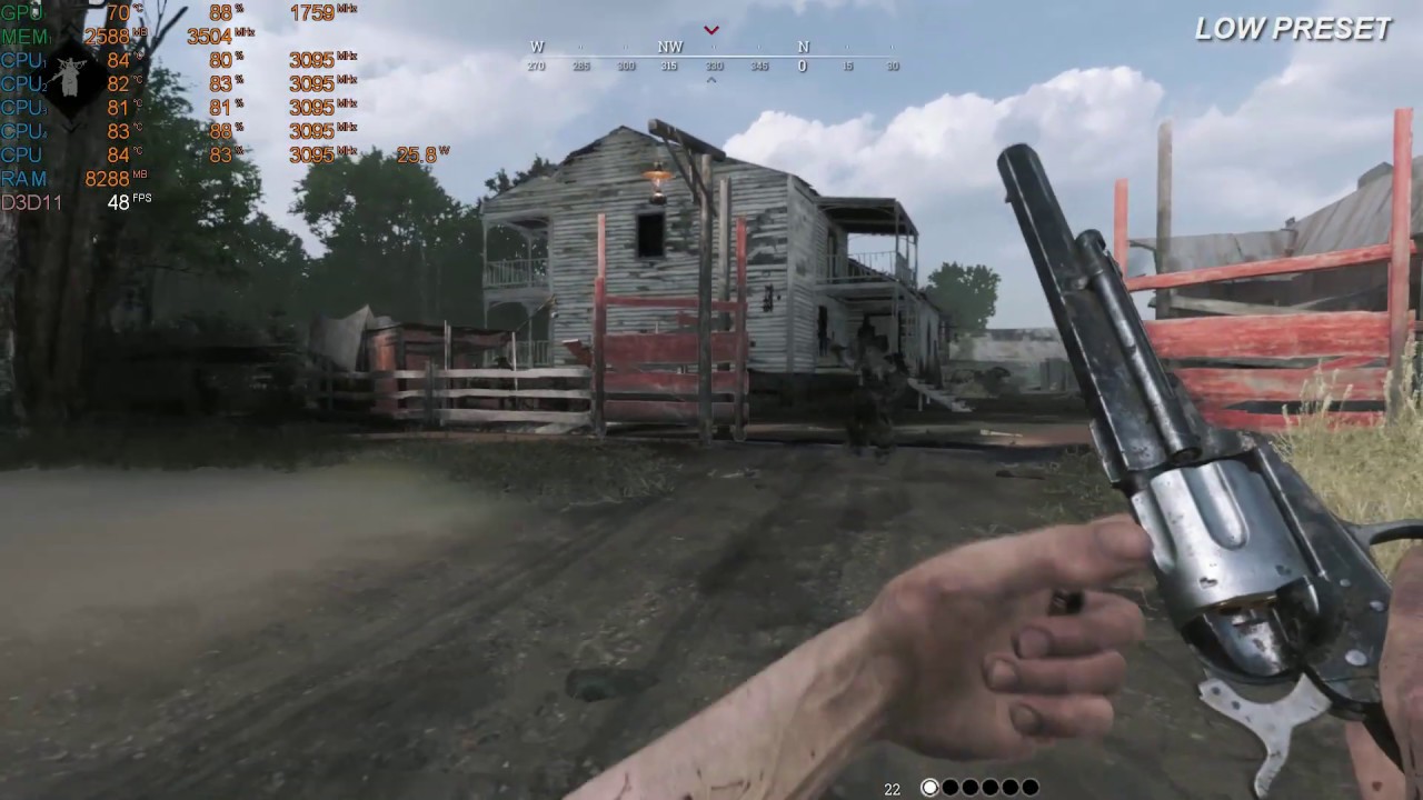 HUNT: SHOWDOWN (ALPHA) - i5-7300HQ; GTX 1050 4GB; 16GB RAM - ALL SETTINGS TESTED