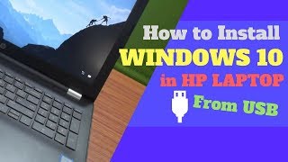 ... for this you need an 8gb usb flash drive (pen drive). to know how
install windows 10 in hp laptop watch th...