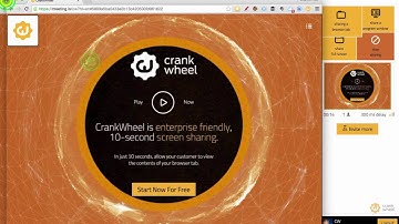 Brief Product Demo - CrankWheel Screen Sharing