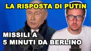 PUTIN: prenderemo misure speculari ai missili USA sulla Germania