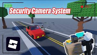 [Free] Security Camera System | Roblox Studio
