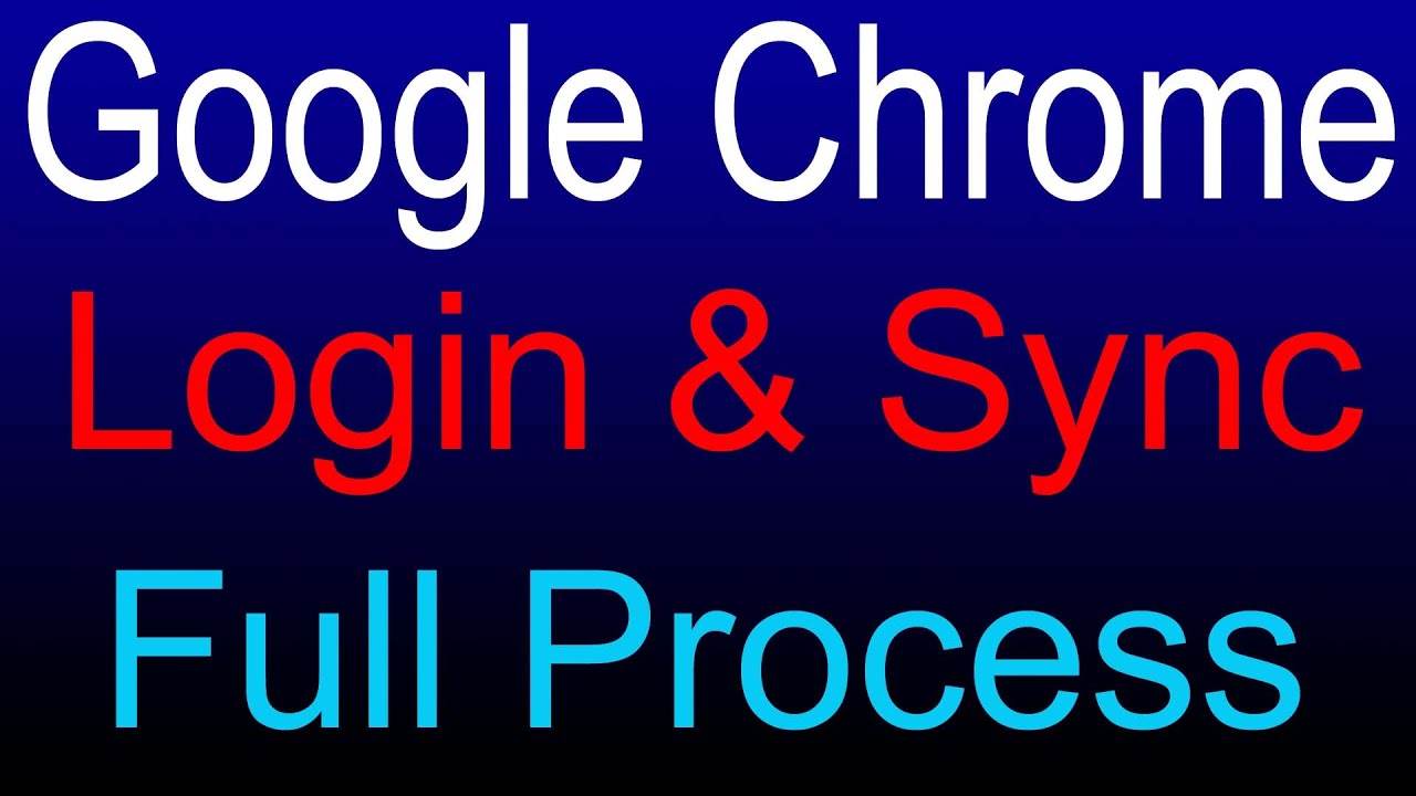 Chrome Inlog Chrome Browser Me Login Kaise Kare || How To Sign In Chrome In PC ...