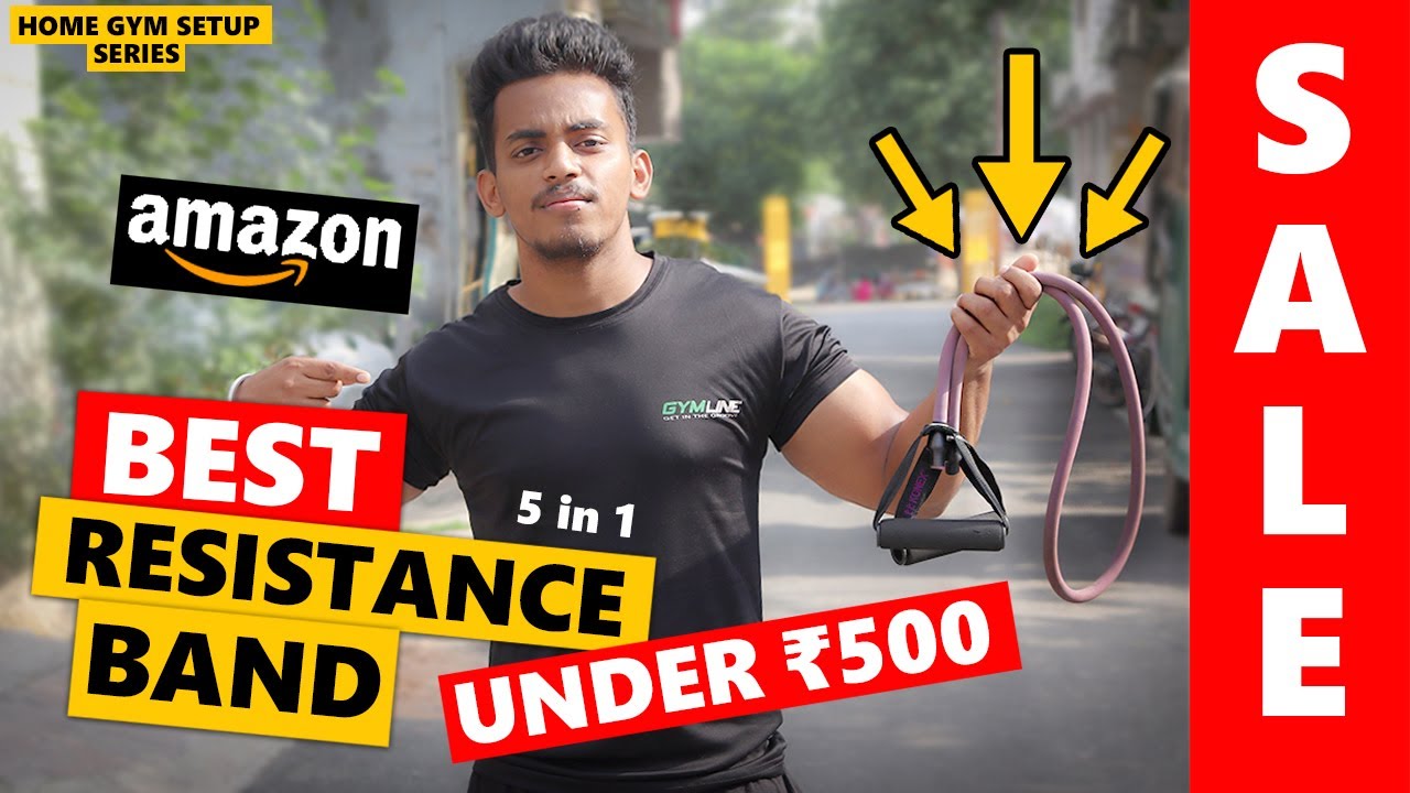 Best Resistance Band on Amazon To Buy Under ₹500 | Full Review | Home Gym Setup | Hindi