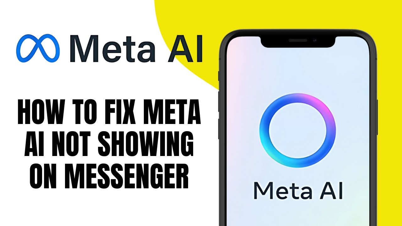 How To Fix Meta Al Not Showing On Messenger - YouTube