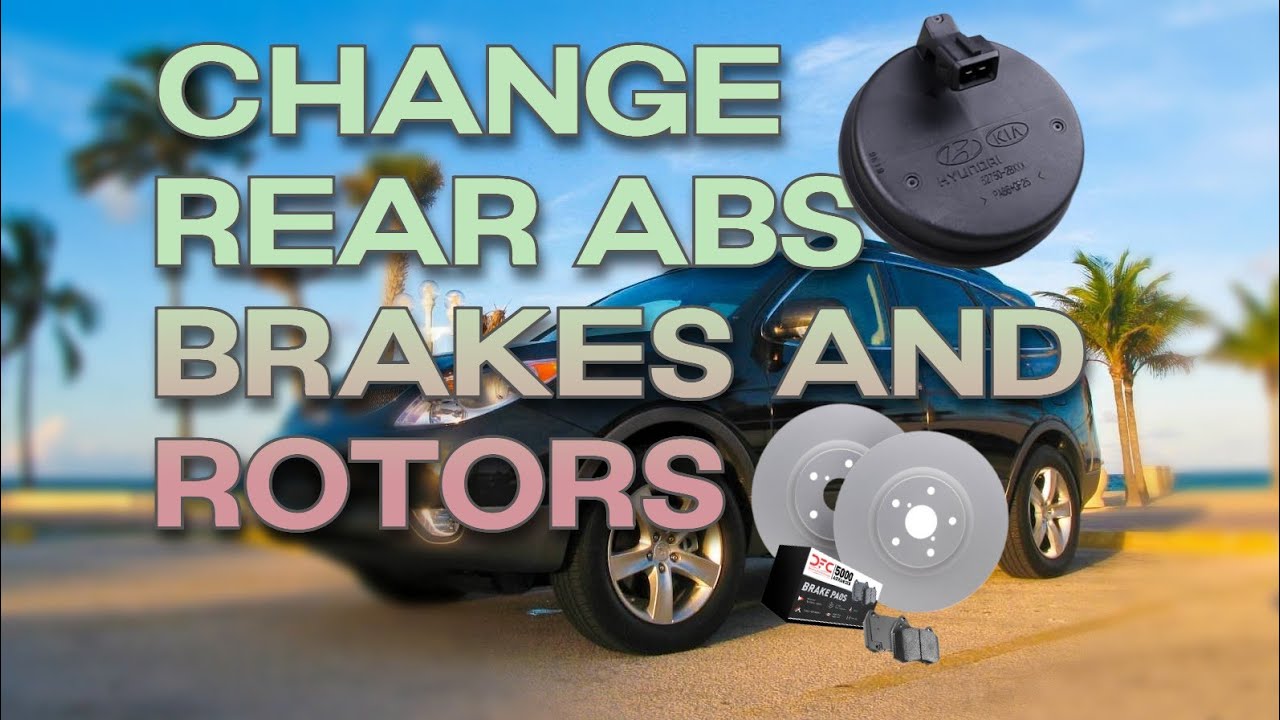 Replacing bad ABS Sensor and Brakes and Rotors on a Hyundai or Kia SUV