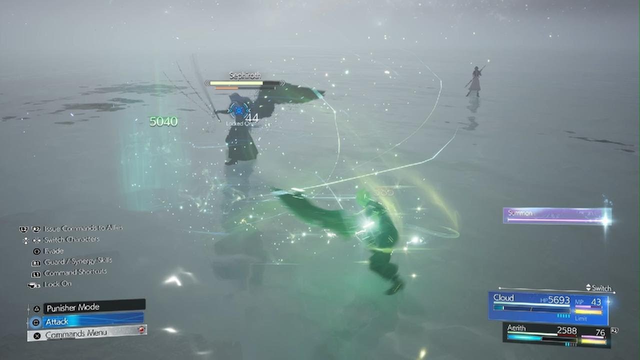 Sethiroth final boss fight Final Fantasy 7 Rebirth